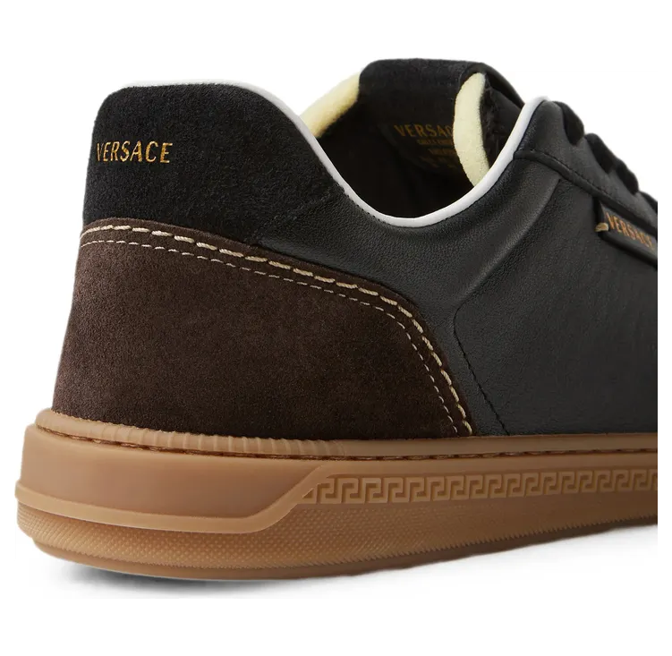 Versace Greca Court Nappa & Suede “Black” (1A17776 1024205 2NC70) (3)