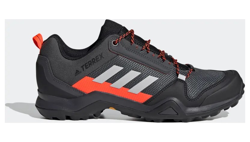 adidas TERREX AX3 Wanderschuh Dgh Solid Grey / Grey One / Solar Red (FX4577)