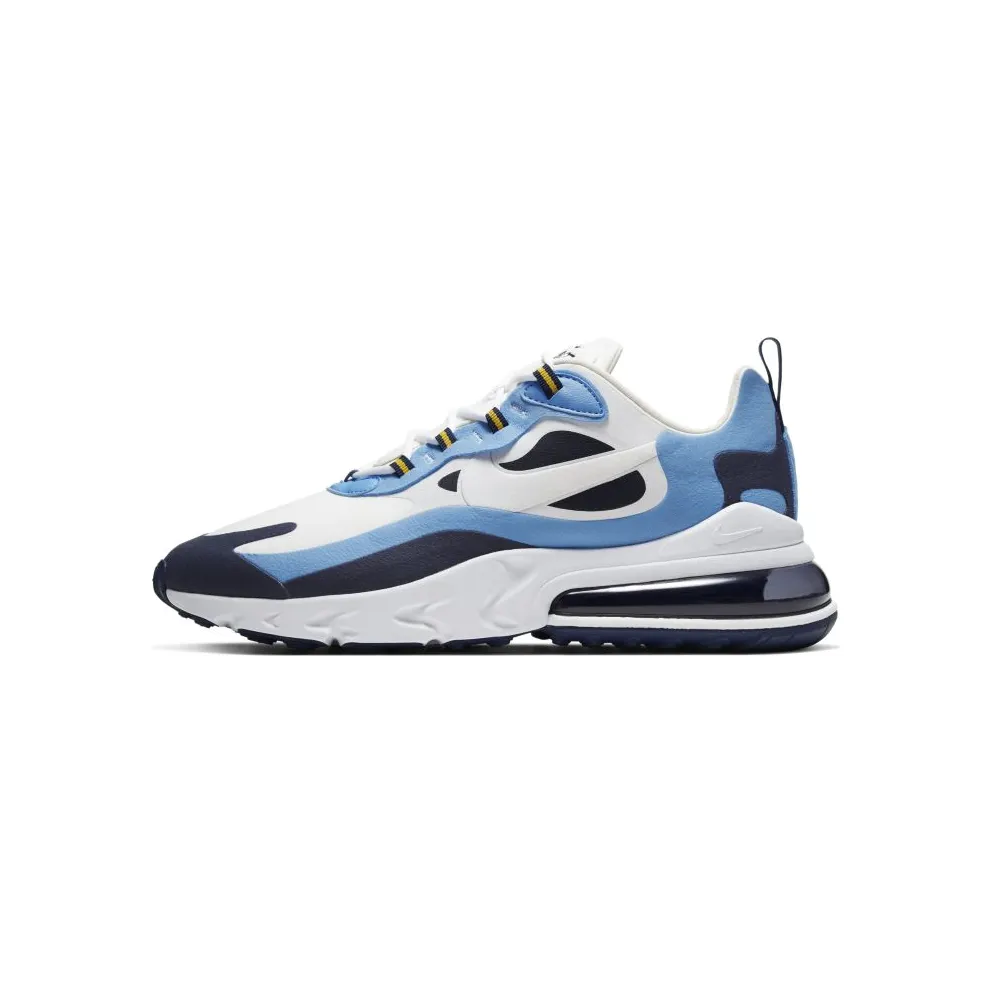 Nike Air Max 270 React UNC White/Obsidian-University Blue (CT1264-104)