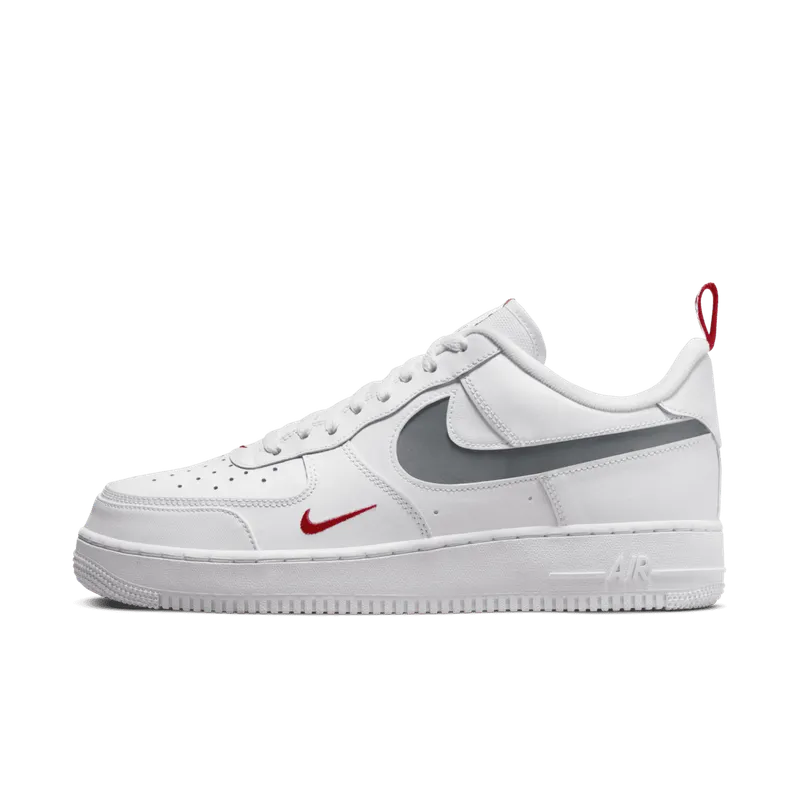 Nike Air Force 1 Low Reflective Swoosh White University Red (DO6709-100)