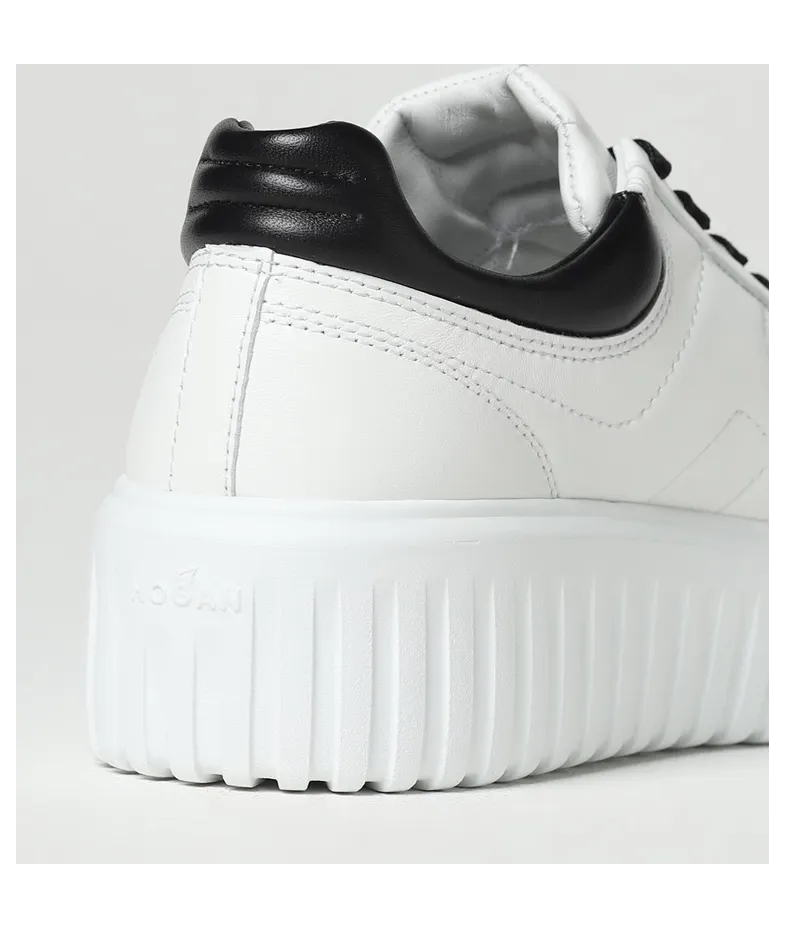 Hogan H-Stripes Sneakers in Nappa Leather White (HXW6450FC60LE90001) (2)
