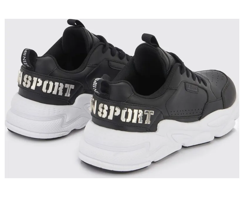 Plein Sport Ghost X Leather Sneakers Black (FAESUSC0855SLE004N02) (2)