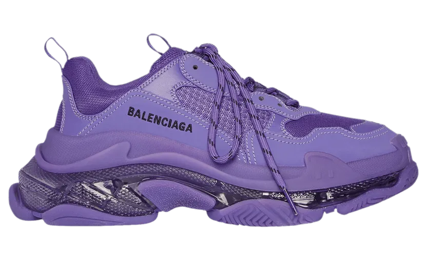 Balenciaga Triple S Clear Sole Deep Purple (W) (544351W2GA16910)