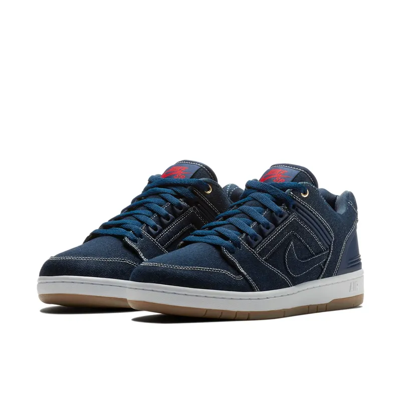 Nike SB Air Force 2 Low Rivals Pack (West) Binary Blue/Binary Blue-White (AO0298-441)