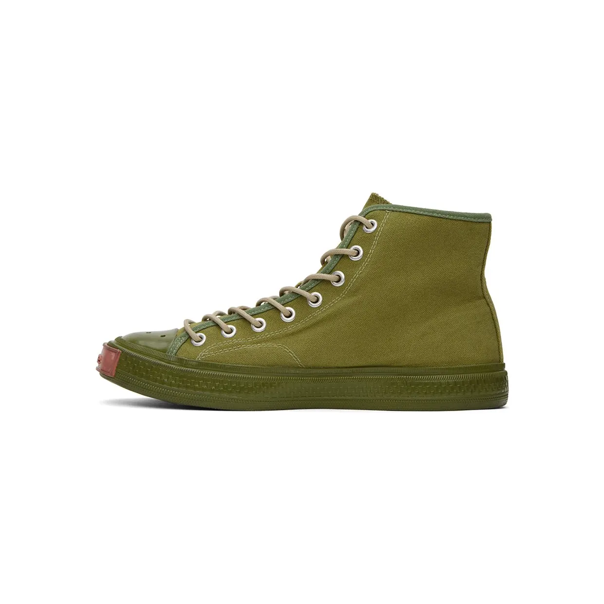 Acne Studios Green Ballow High AB7 OLIVE GREEN (BD0226-) (3)