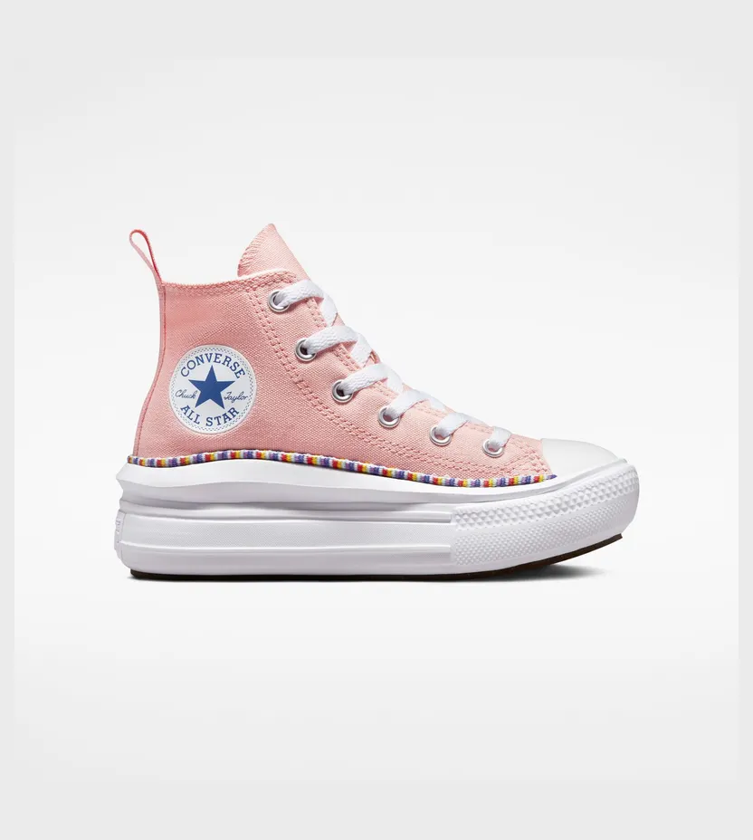 Converse Chuck Taylor All Star Move Platform Friendship Bracelet Storm Pink/washed Indigo/wit (372783C)