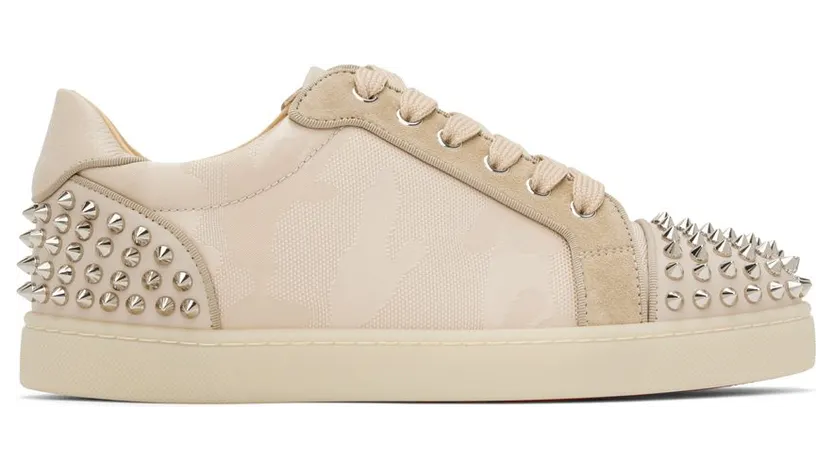 Christian Louboutin Beige Seavaste 2 C614 DESERT/SILVER (3220742)