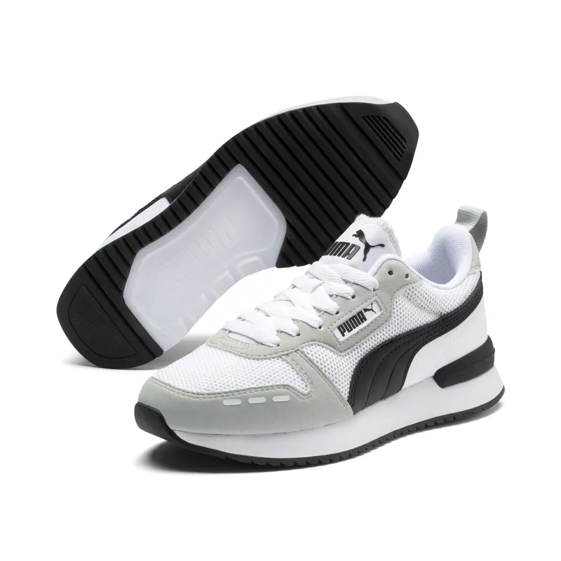 PUMA R78 Youth White/Gray Violet/Black (373616-02)