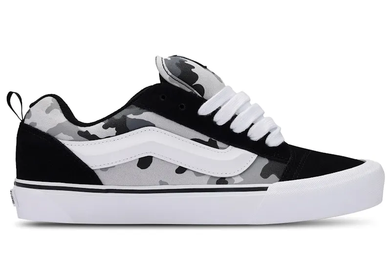 Vans Knu Skool Black White Camo (VN000D22BZW)