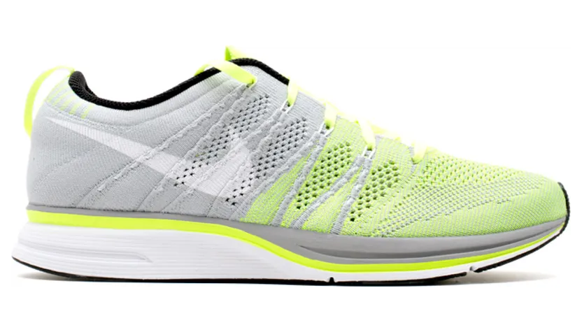 Nike Flyknit Trainer Volt White