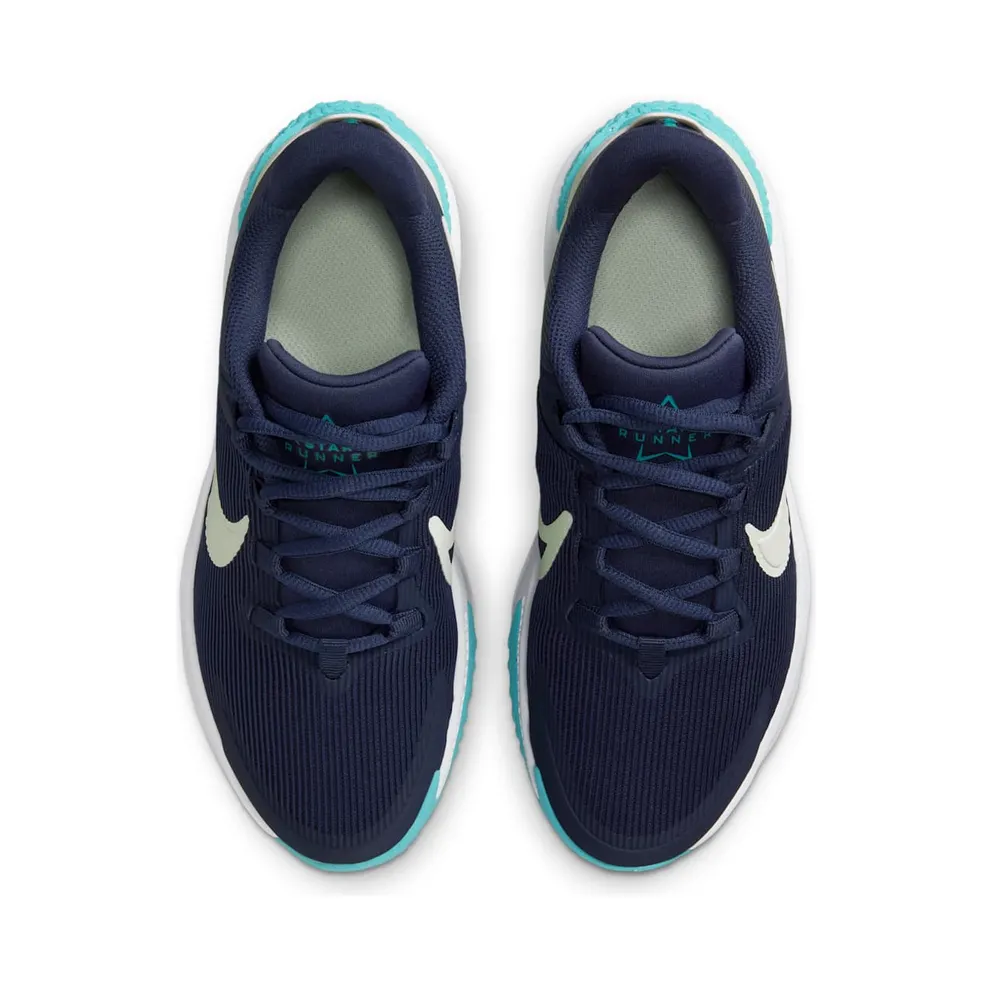 Nike Star Runner 4 Midnight Navy Dusty Cactus White Volt Tint (DX7615-409)