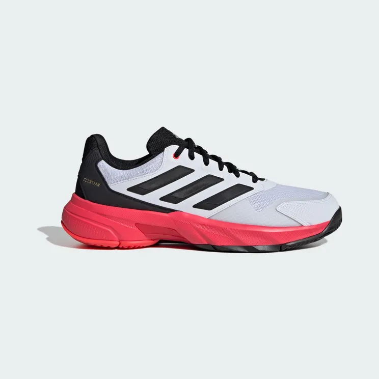 Adidas Courtjam Control 3 Tennis Cloud White / Core Black / Lucid Red (IH3092)