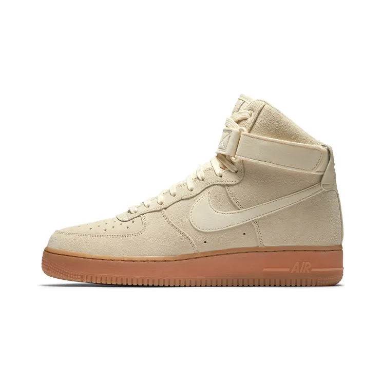 Nike Air Force 1 High 07 Lv8 Suede Muslin Muslin-Gum “Muslin / Gum Medium Brown / Ivory” (AA1118-100)