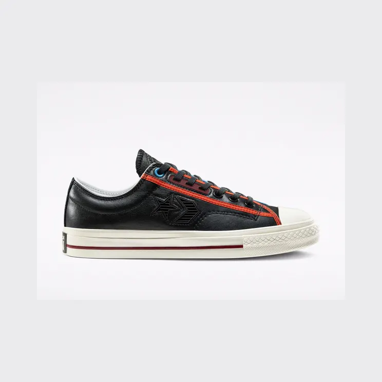 Converse Star Player Low ‘Logo Mashup – Black’ Black/White/Black (167140C)