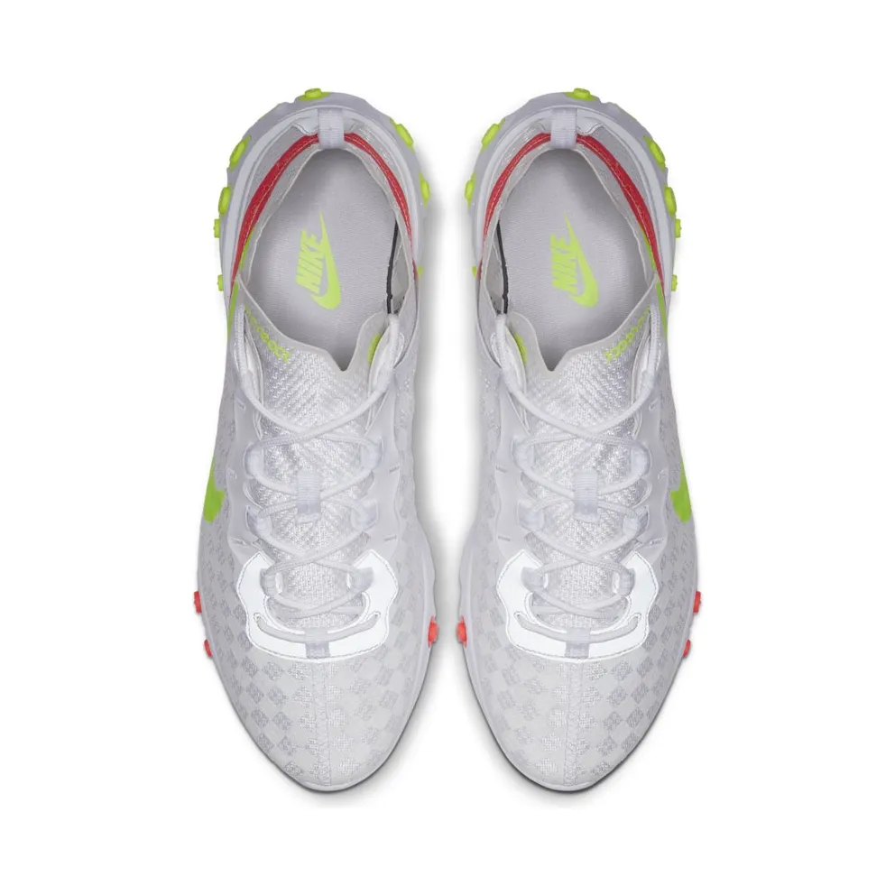 Nike React Element 55 White Crimson Volt White/Crimson-Volt (CJ0782-100)