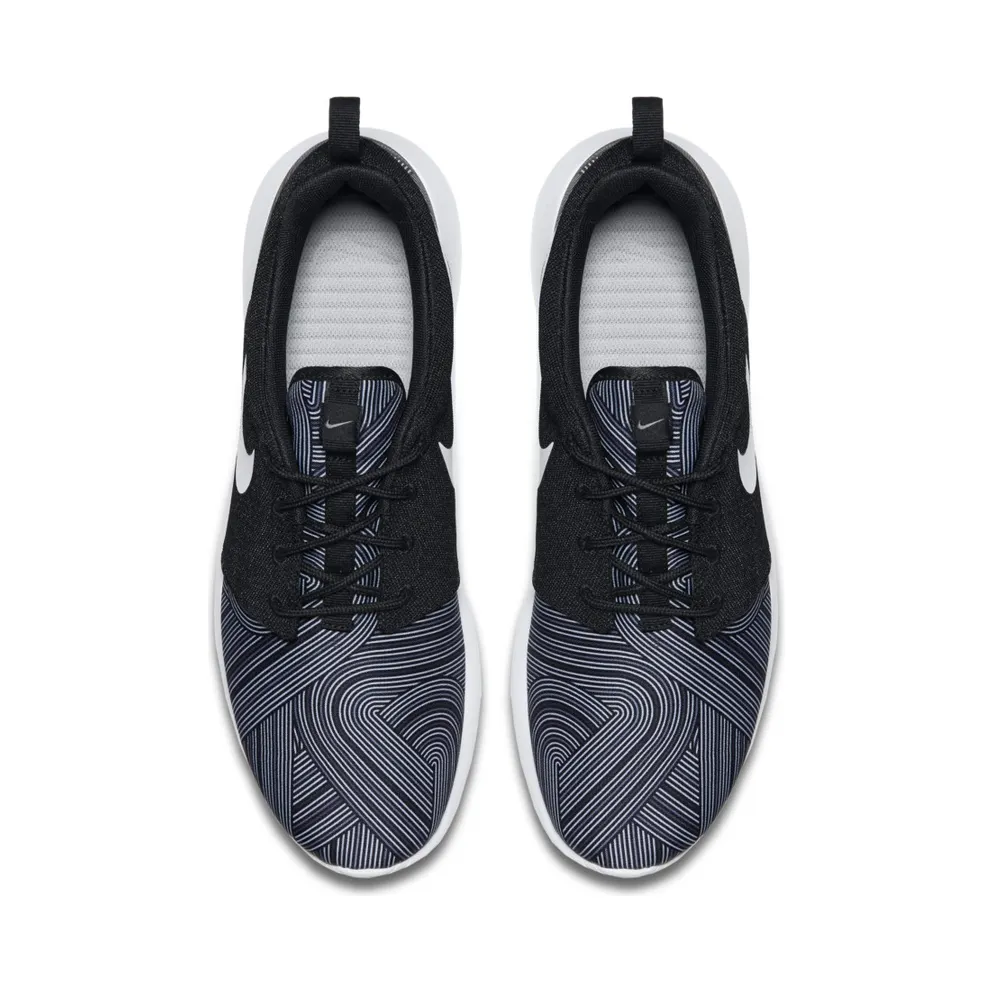 Nike Roshe One Print Black Black/White-Shark-Wolf Grey (655206-011)