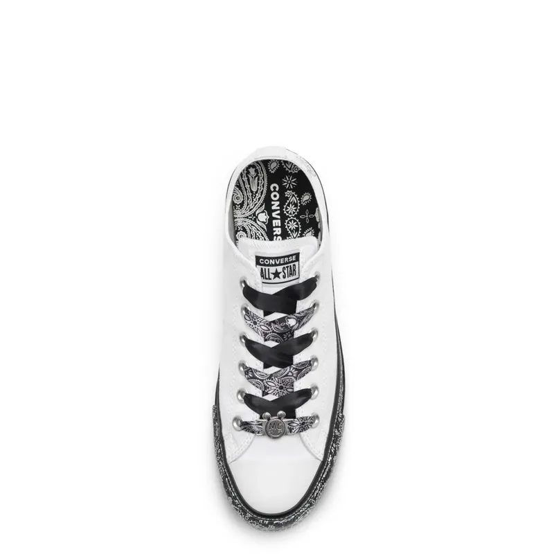 Converse Chuck Taylor All-Star Low Miley Cyrus White Black White (162235C)