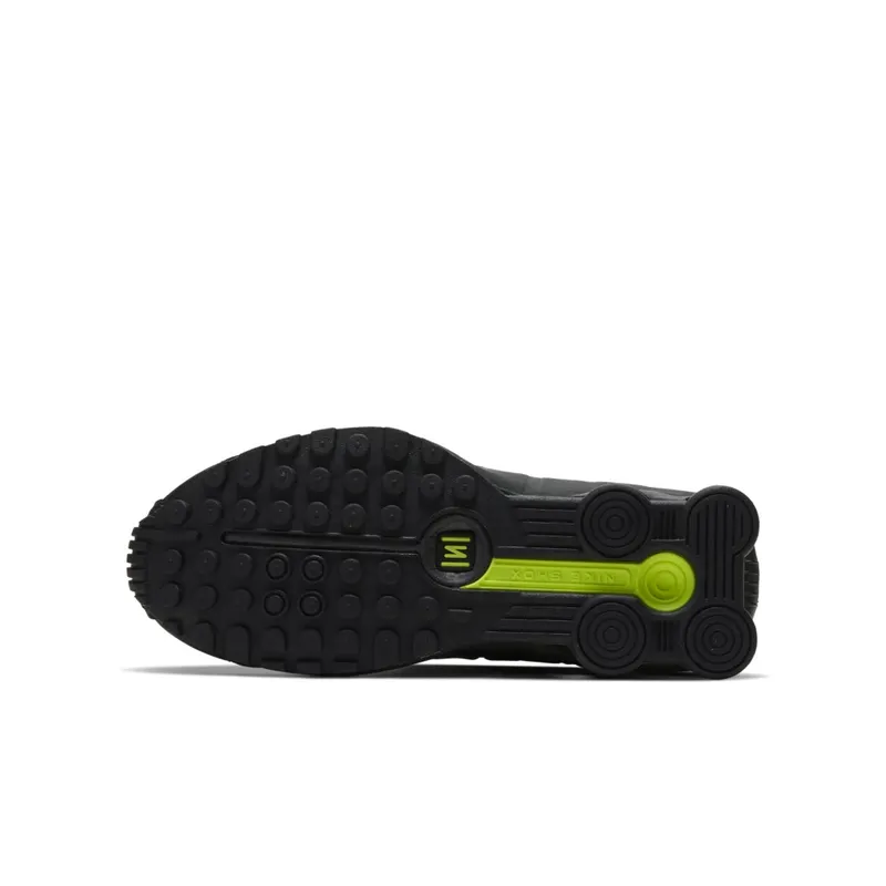 Nike Shox R4 Black Volt (GS) Black/Anthracite/Metallic Silver (CW2626-002)