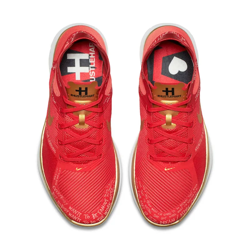 Nike Free Train Instinct Hustle Hart Red Red/Metallic Gold-White (848416-876)