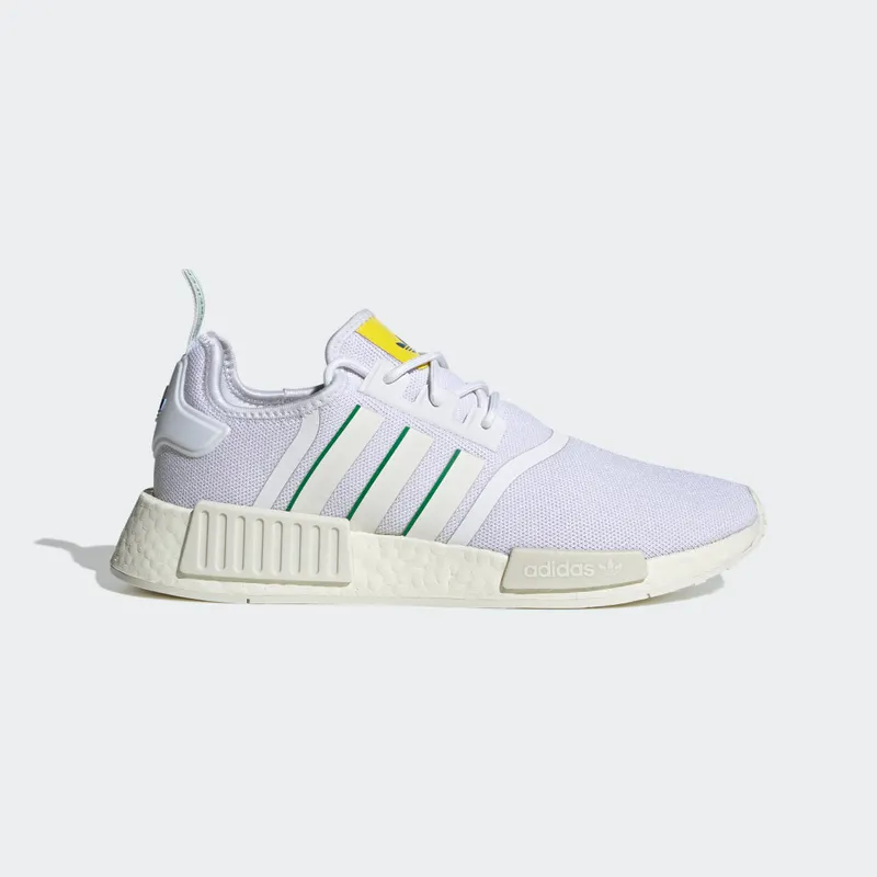 Adidas NMD_R1 Cloud White / Off White / Green (GX9885)