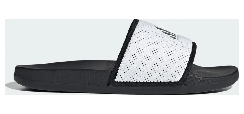 adidas Adilette Comfort Slides Core Black White (JS1145)