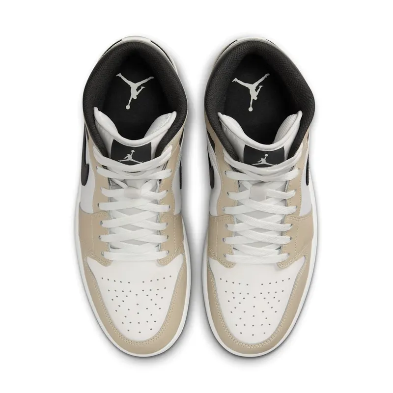 Jordan 1 Mid Summit White Off Noir Rattan (DQ8426-153)