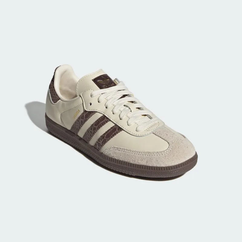 Adidas SAMBA OG Shoes Cream White / Earth Strata / Maroon (IH3980)