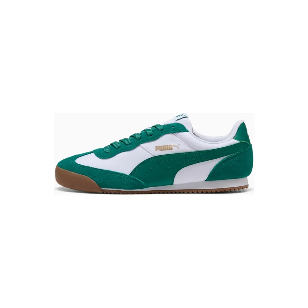 Puma Bootero “Puma White / Wild Green / Puma Gold” (408133_01)