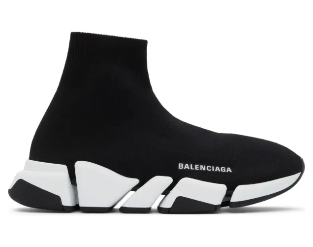Balenciaga Black Speed 2.0 Sneakers (617239 W2DB2)