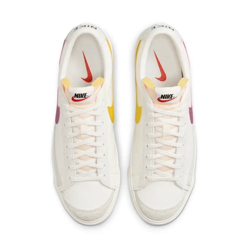 Nike Blazer Low 77 Vintage Sail Light Bordeaux Vivid Sulfur (DA6364-106)
