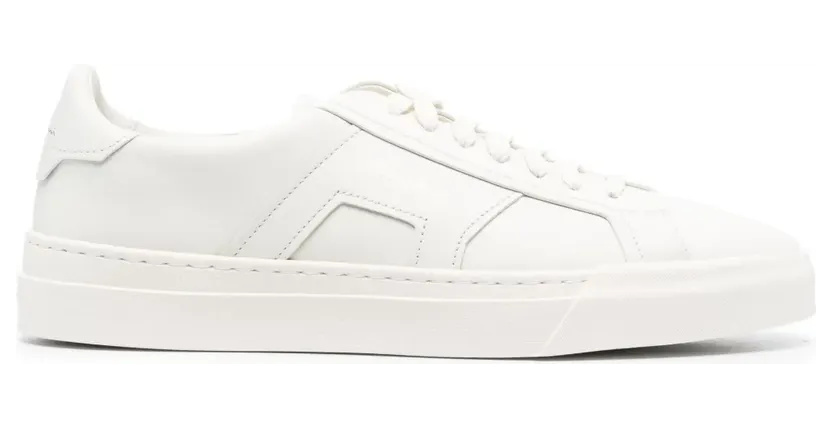 Santoni Sneakers met logoprint – Beige (MBGT12779PNNGX)