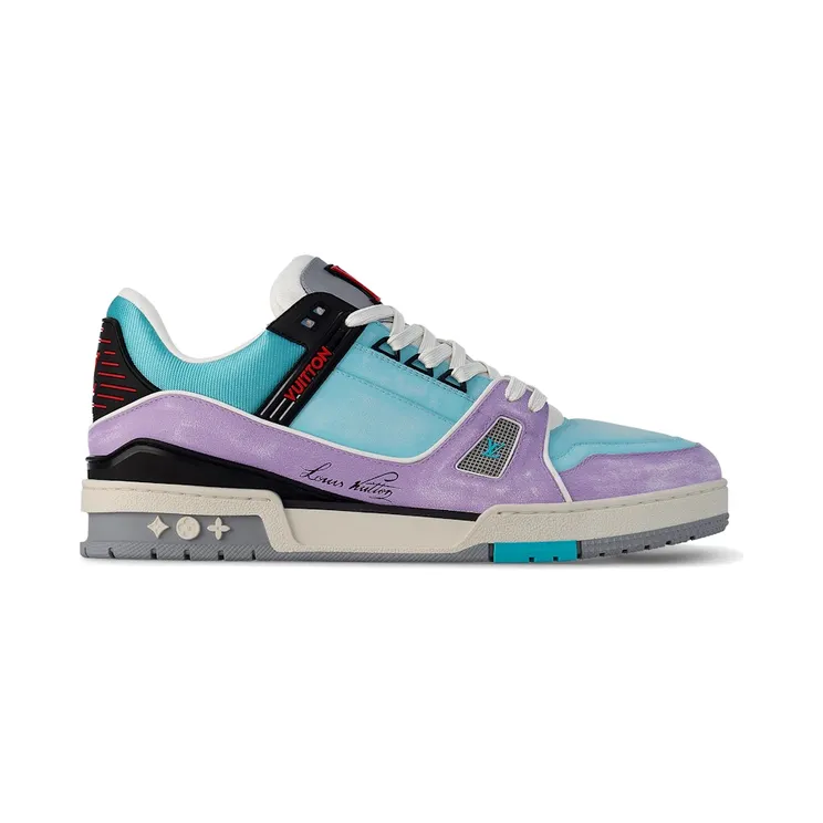 Louis Vuitton LV Trainer Blue Purple (1ACEGJ)
