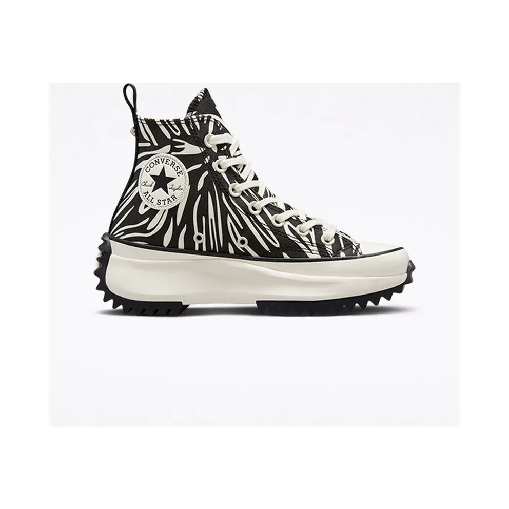 Converse Run Star Hike Platform Animalier Egret/Black/egret