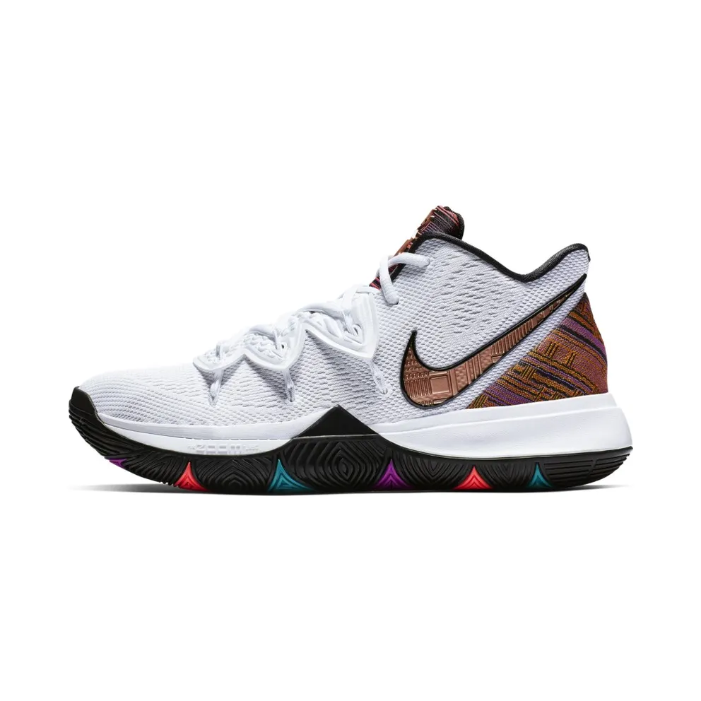 Nike Kyrie 5 BHM (2019) White/Metallic Gold-Black (BQ6237-100)
