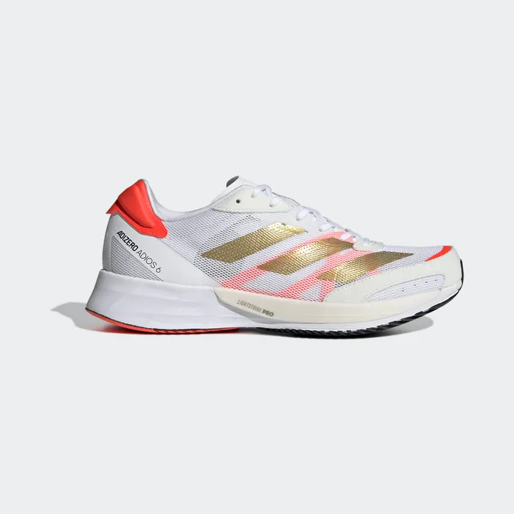 adidas Adizero Adios 6 Tokyo Cloud White / Gold Metallic / Solar Red (FY4074)