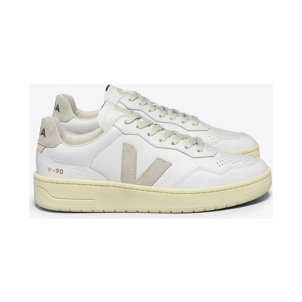 Veja V-90 LEATHER WHITE NATURAL – “White” (VD2003655A)