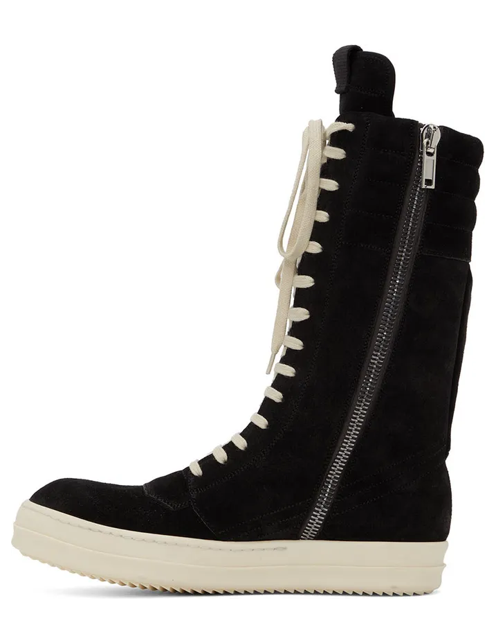 Rick Owens Taupe Cargobasket Sneakers (RU02B2899 LCC) (3)