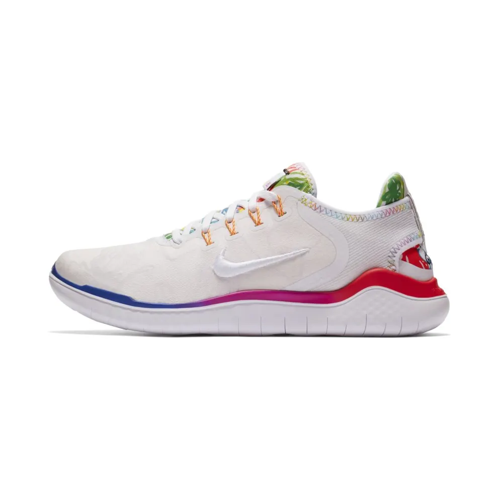 Nike Free RN 2018 Flabjacks (W) White/Fuchsia Blast-Dynamic Yellow-Black (AQ7509-100)