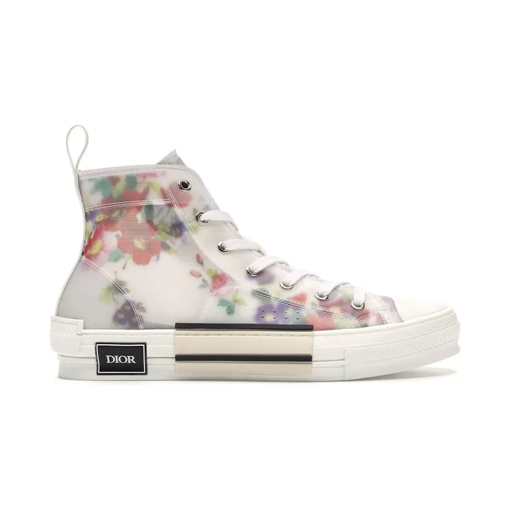 Dior B23 High Top Flowers Oblique