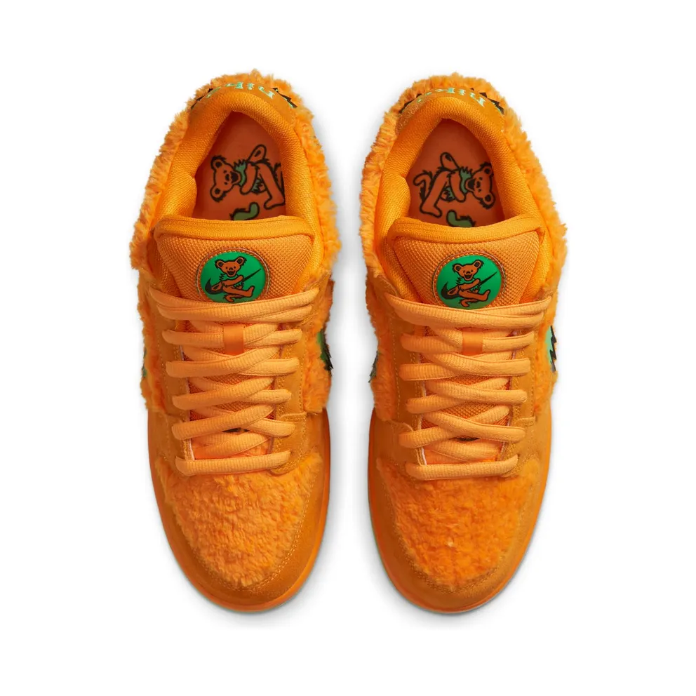 Nike SB Dunk Low Grateful Dead Bears Orange Bright Ceramic/Green Spark (CJ5378-800)