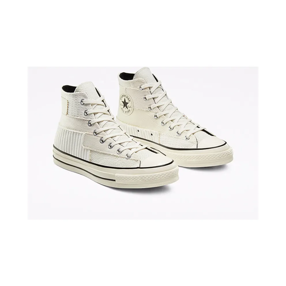 Converse Mono Patchwork Chuck 70 High Top White Egret White/Egret/Black (167139C)