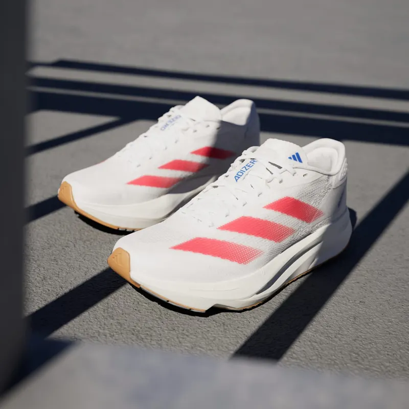 Adidas Adizero SL2 Running Shoes Cloud White / Pure Ruby / Royal Blue (IF9385)