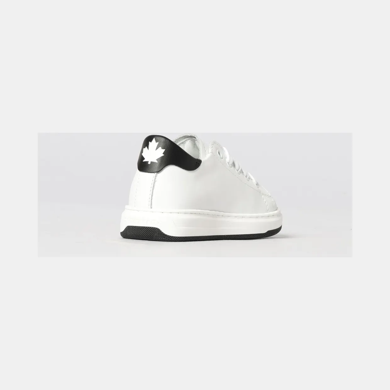 Dsquared2 Leather Sneakers with Logo Print Red (826741) (2)
