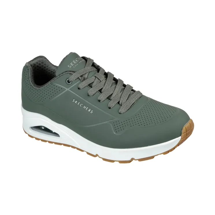Skechers Uno – Stand On Air – Olijf – “Green” (52458 OLV)