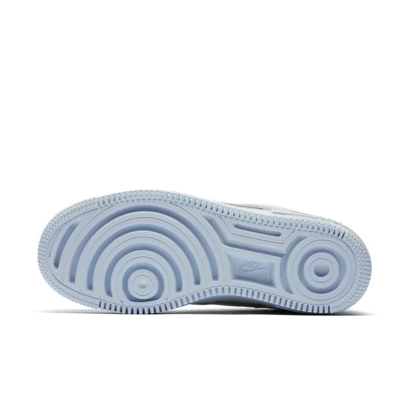 Nike Air Force 1 Shadow Pure Platinum Snakeskin Blue (W) Pure Platinum/Light Bone-Hydrogen Blue-Smoke Grey (CV3027-001)