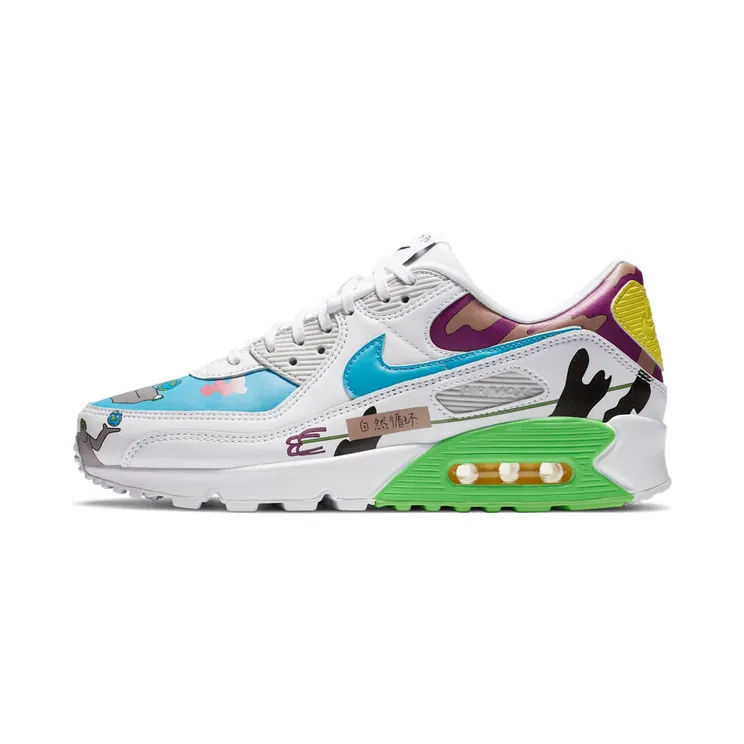 Nike Ruohan Wang x Air Max 90 Flyleather “Multi-Colour” (CZ3992-900)