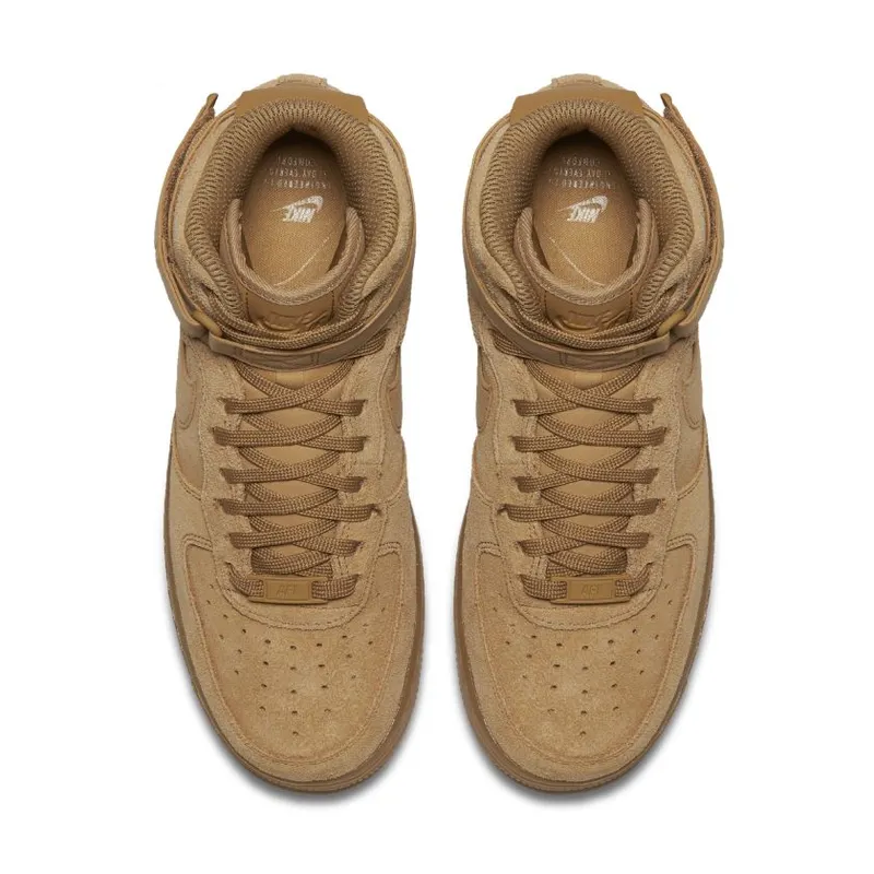 Nike Air Force 1 High Elemental Gold (W) Elemental Gold/Elemental Gold-Gum Light Brown-Ale Brown (860544-700)