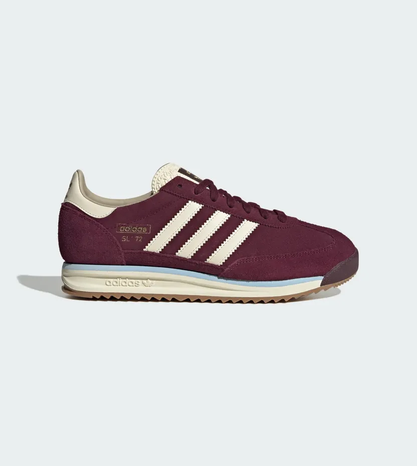 Adidas SL 72 RS Shoes Maroon / Cream White / Clear Sky (KH9672)