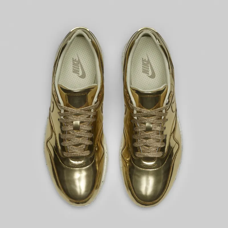 Nike Air Max 1 Liquid Gold Metallic Gold/Metallic Gold-Sail (635786-770)