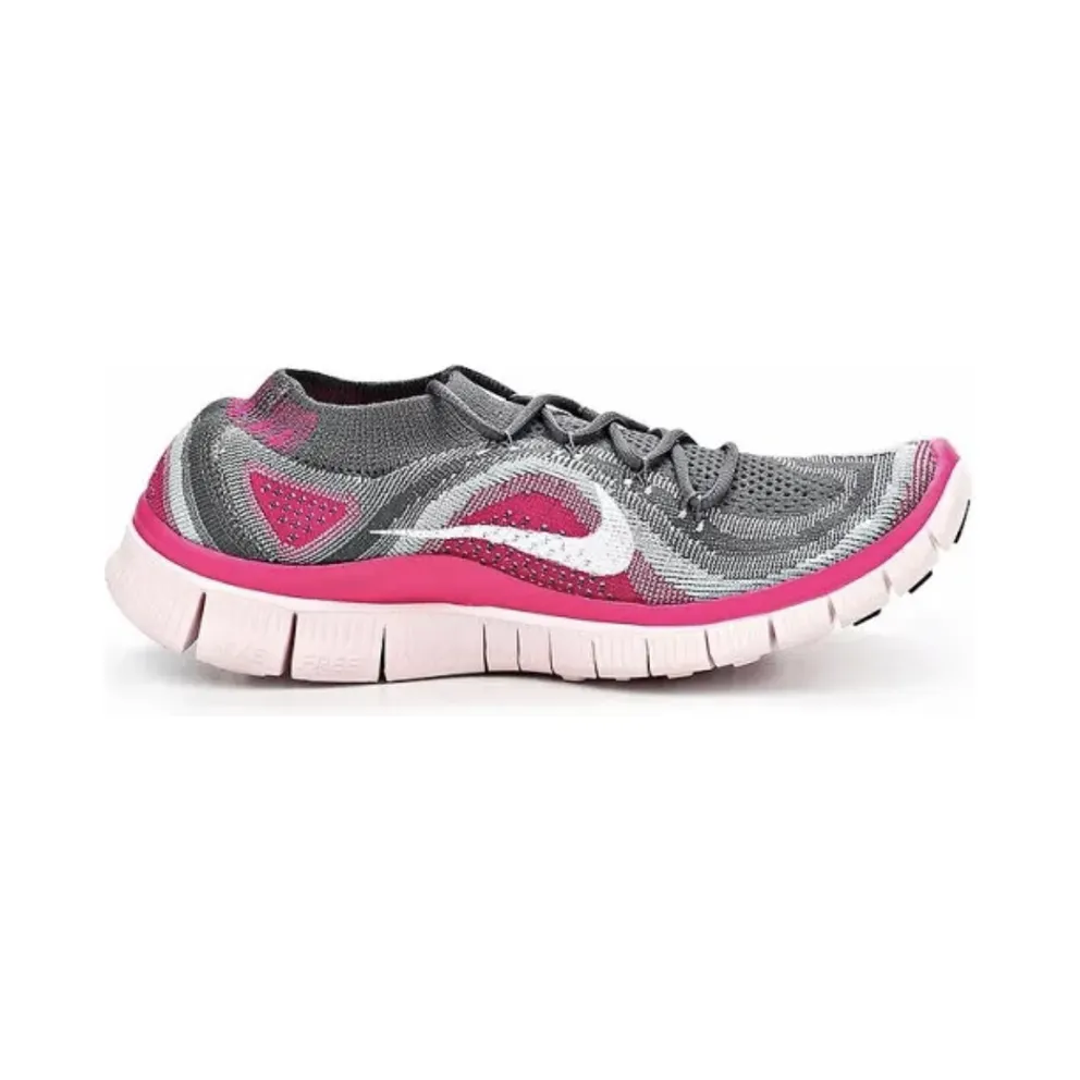 Nike Free Flyknit 5 Grey Pink Foil (W)